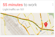 Google Now traffic alert